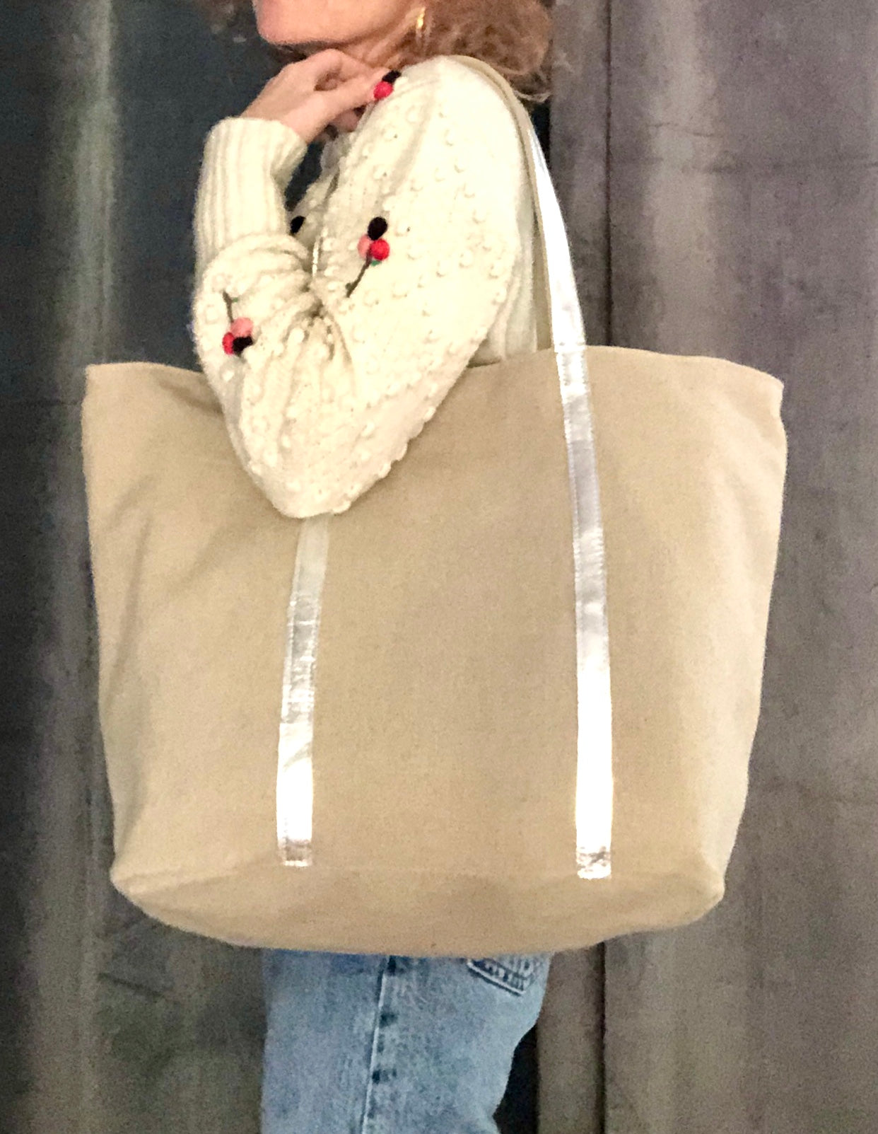 Waterproof beach bag waterproof holiday tote bag summer 2023 shoulder bag natural linen foldable bag wet bikini pouch