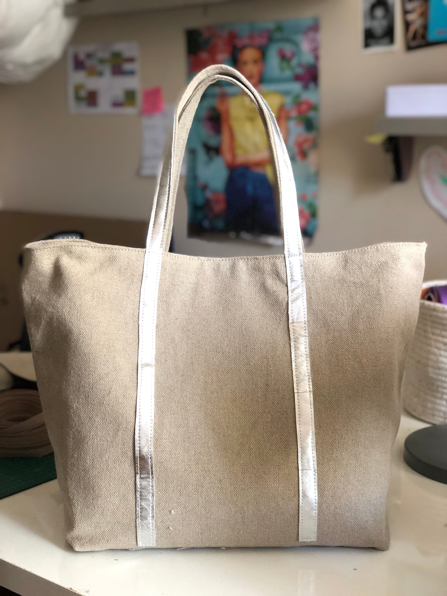 Waterproof beach bag waterproof holiday tote bag summer 2023 shoulder bag natural linen foldable bag wet bikini pouch