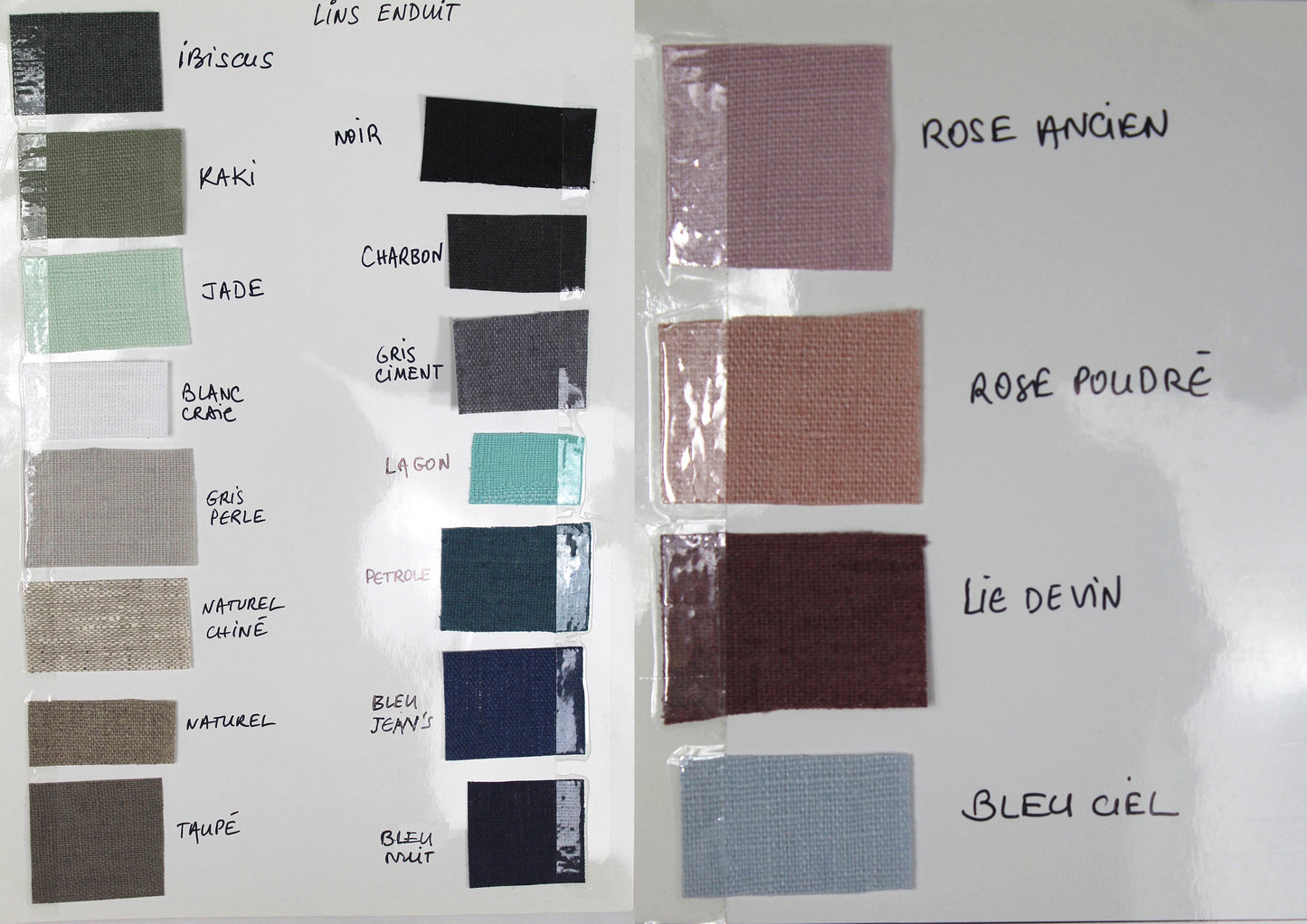 Sac lin lavé gris paillettes bleues