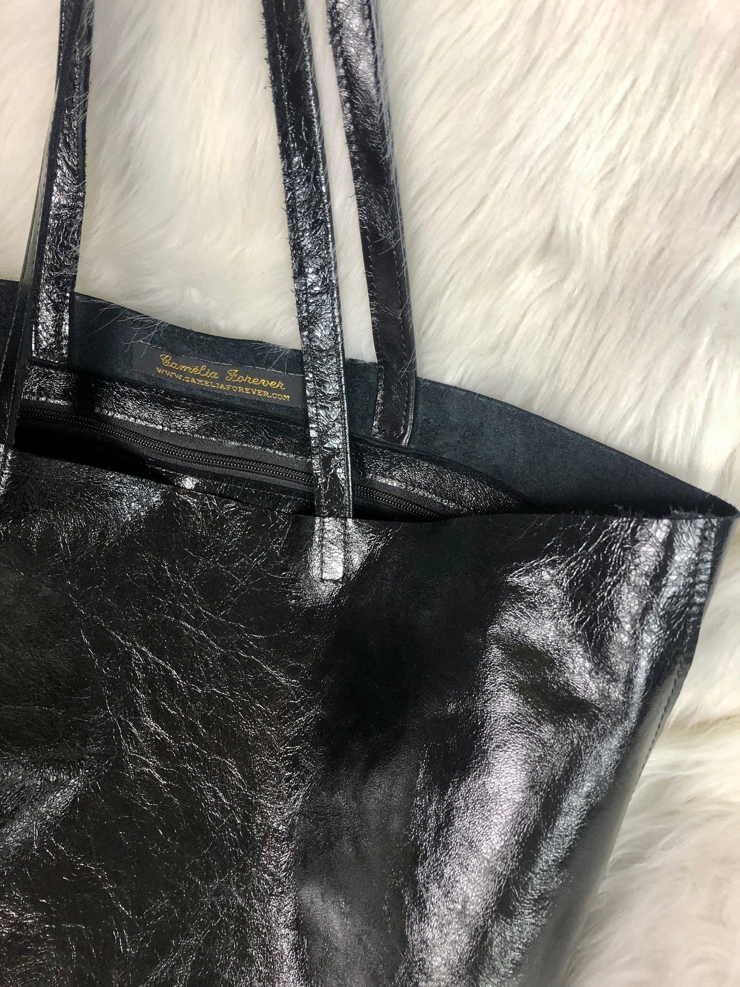 Fourre tout en cuir noir, cabas oversize en cuir italien, sac boho, slouchy grand cabas, sac cuir doux, grand sac porté épaule souple