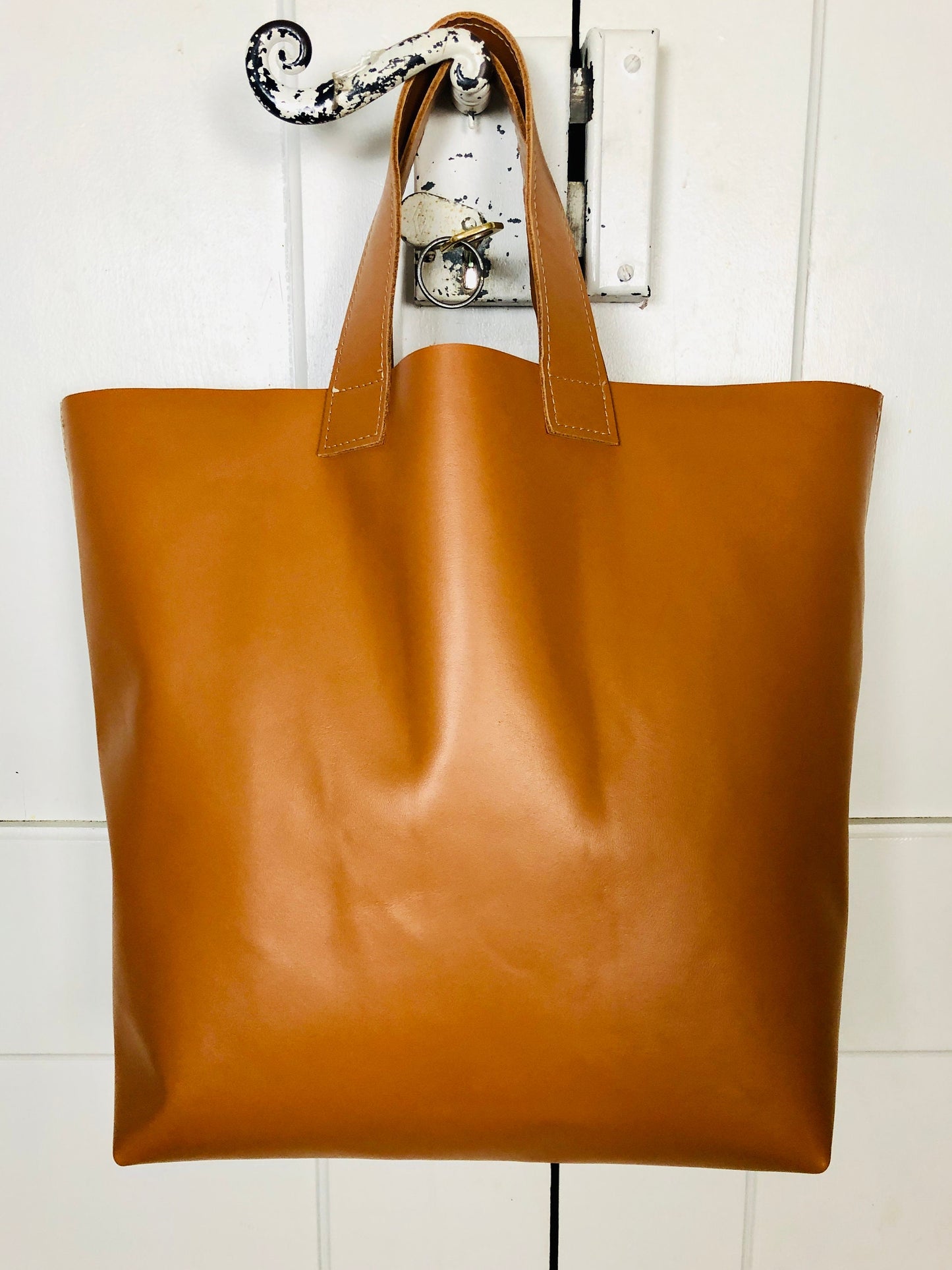 Camel leather bag, camel tote bag, mom tote bag